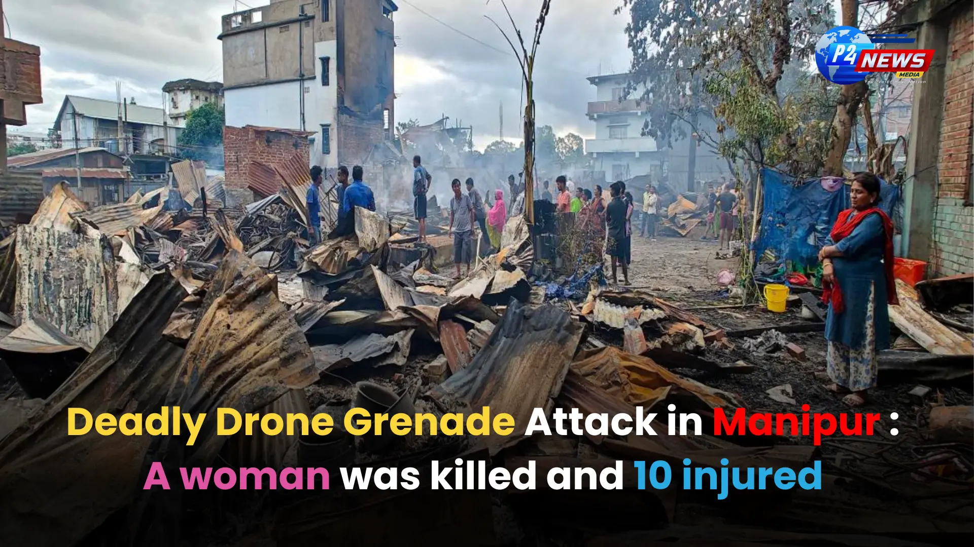 Deadly Drone Grenade Attack in Manipur: First-Ever Bombing Escalates Conflict